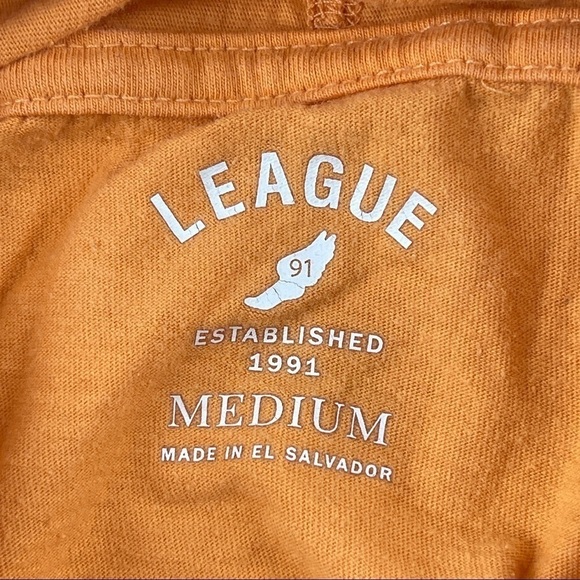 League Hoodie Womens Medium Yellow St Louis Long Sleeve - Picture 2 of 8
